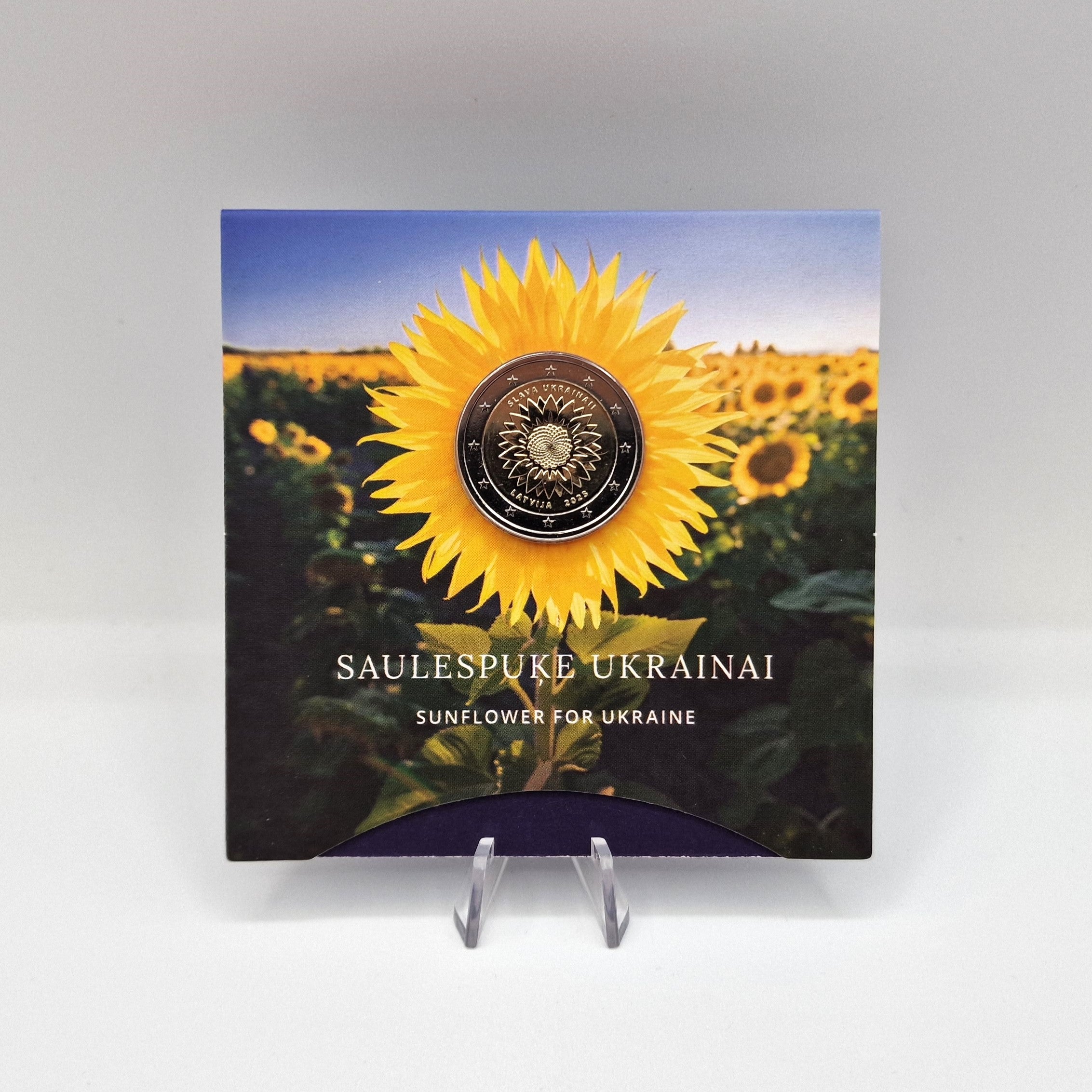 2023 Ukraine €2 - Latvia Coincard